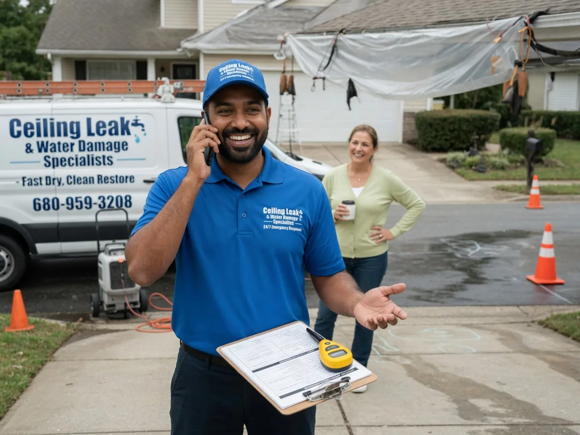 Ceiling Leak Cleanup Avoca, NE FAQs